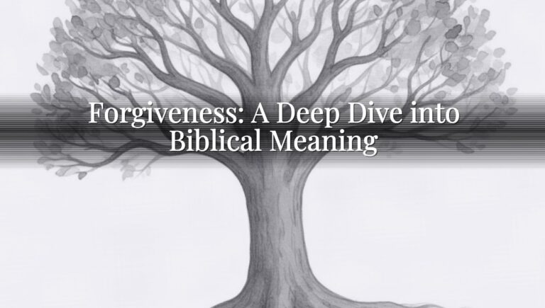 Forgiveness: A Deep Dive into Biblical Meaning