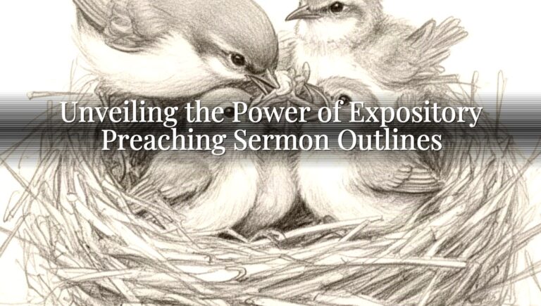 Unveiling the Power of Expository Preaching Sermon Outlines