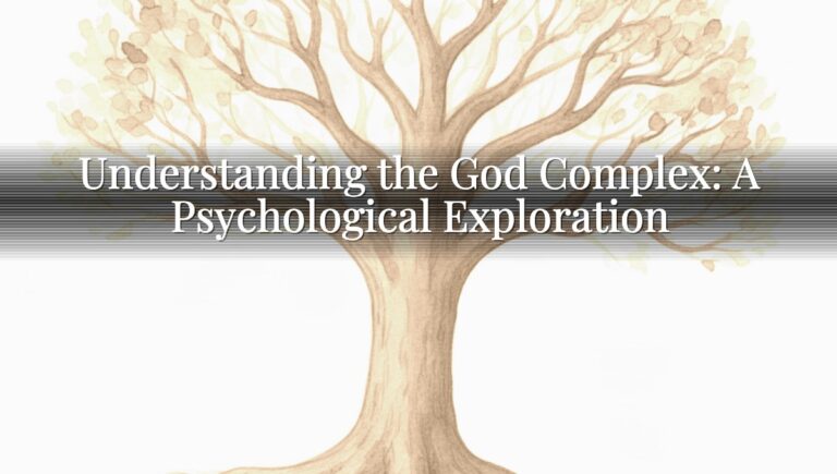 Understanding the God Complex: A Psychological Exploration