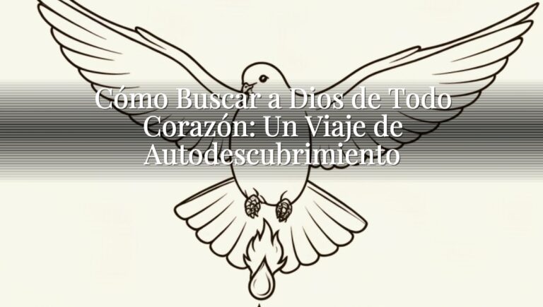 Cómo Buscar a Dios de Todo Corazón: Un Viaje de Autodescubrimiento