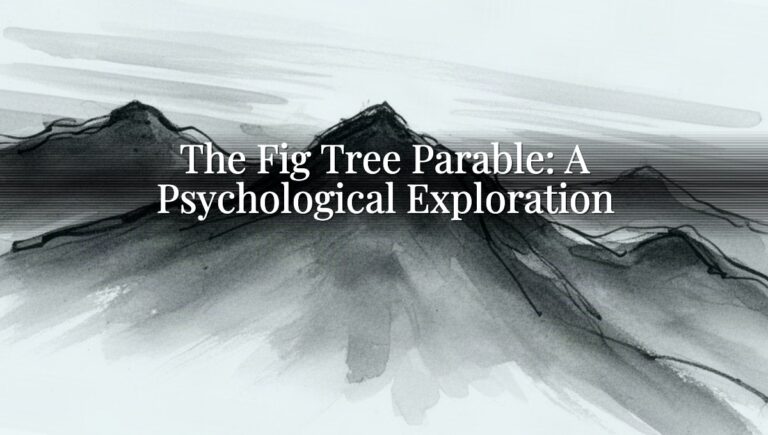 The Fig Tree Parable: A Psychological Exploration