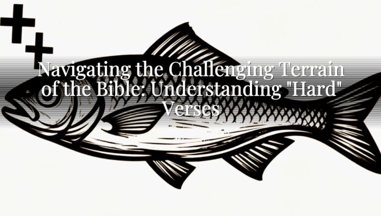 Navigating the Challenging Terrain of the Bible: Understanding "Hard" Verses