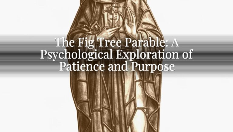 The Fig Tree Parable: A Psychological Exploration of Patience and Purpose
