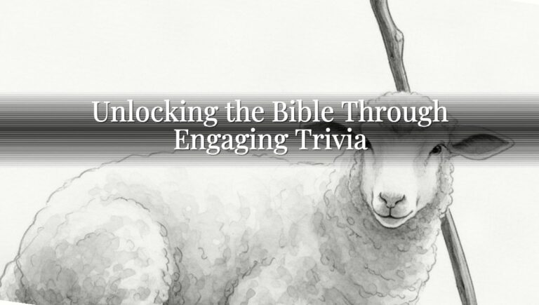 Unlocking the Bible Through Engaging Trivia