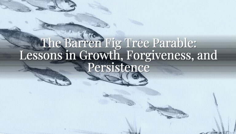 The Barren Fig Tree Parable: Lessons in Growth, Forgiveness, and Persistence