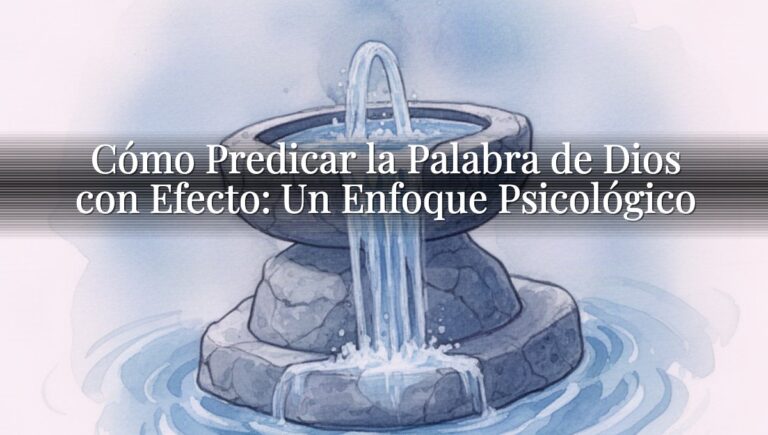 Cómo Predicar la Palabra de Dios con Efecto: Un Enfoque Psicológico
