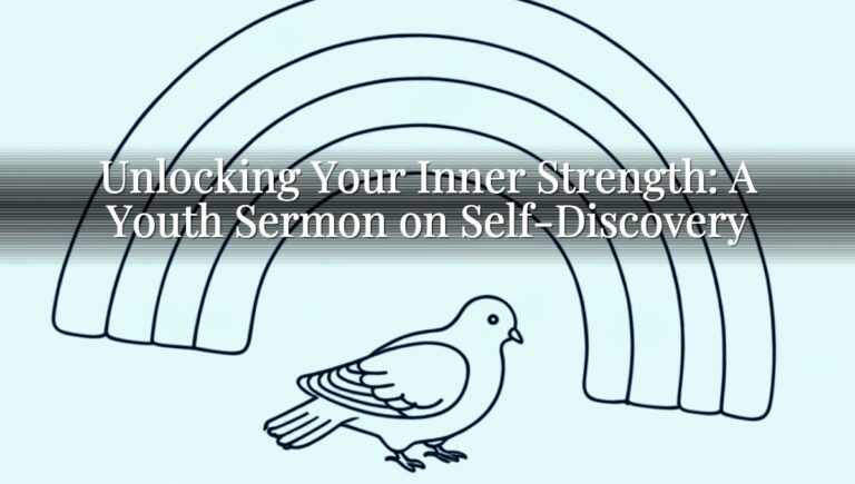 Unlocking Your Inner Strength: A Youth Sermon on Self-Discovery