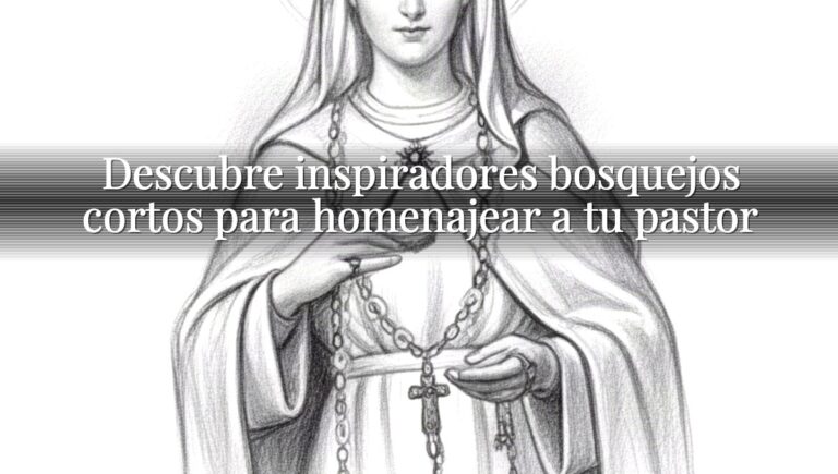 Descubre inspiradores bosquejos cortos para homenajear a tu pastor