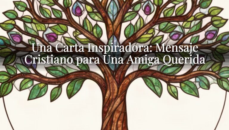 Una Carta Inspiradora: Mensaje Cristiano para Una Amiga Querida