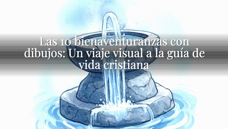 Las 10 bienaventuranzas con dibujos: Un viaje visual a la guía de vida cristiana