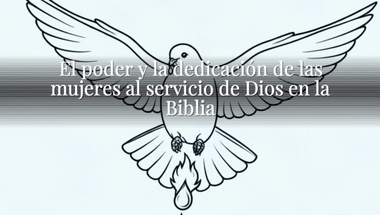 El poder y la dedicación de las mujeres al servicio de Dios en la Biblia