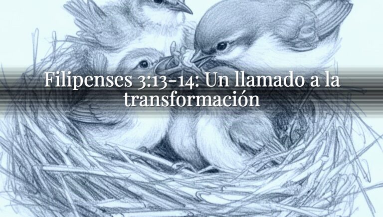 Filipenses 3:13-14: Un llamado a la transformación