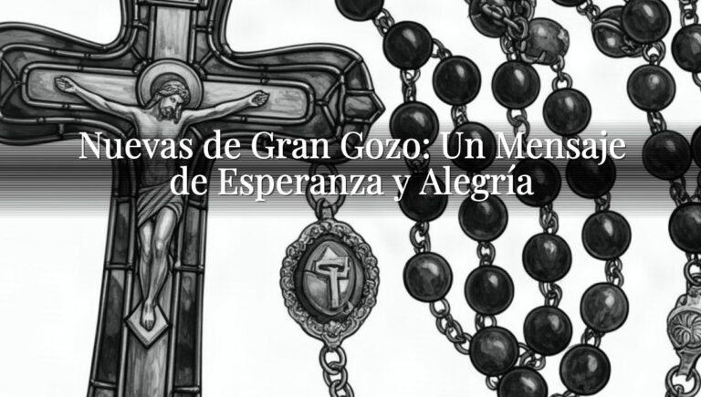 Nuevas de Gran Gozo: Un Mensaje de Esperanza y Alegría