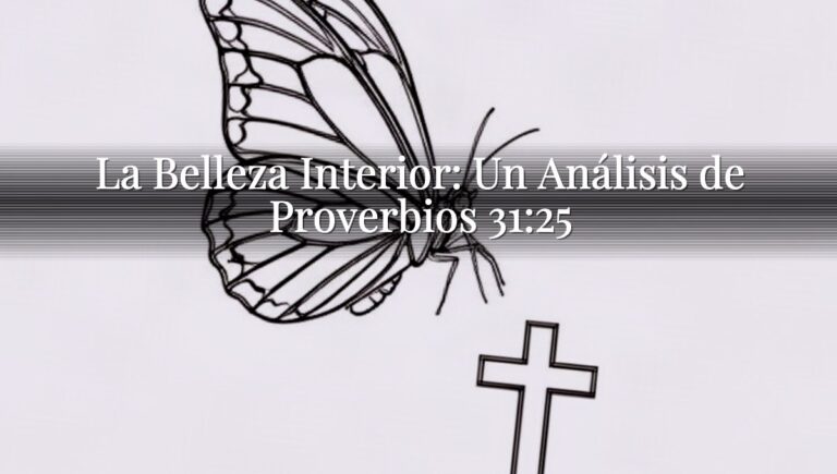 La Belleza Interior: Un Análisis de Proverbios 31:25