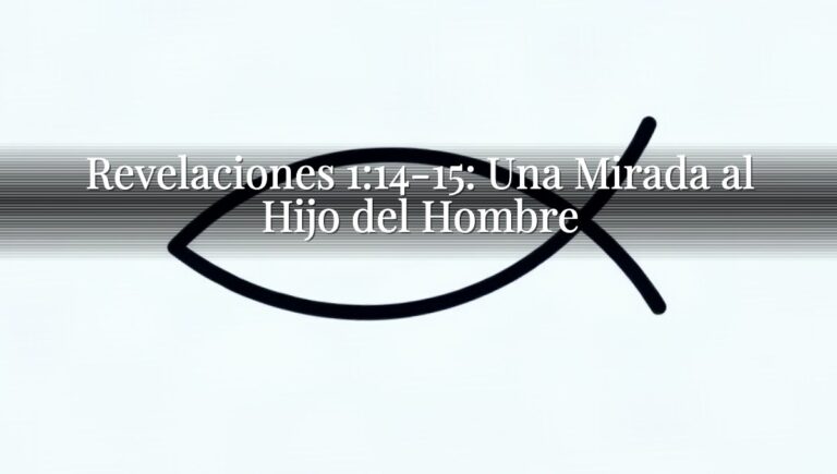 Revelaciones 1:14-15: Una Mirada al Hijo del Hombre