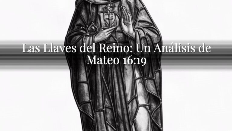 Las Llaves del Reino: Un Análisis de Mateo 16:19