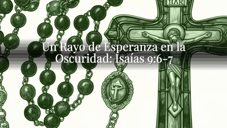 Un Rayo de Esperanza en la Oscuridad: Isaías 9:6-7