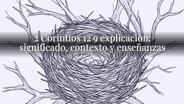2 Corintios 12 9 explicacion: significado, contexto y enseñanzas