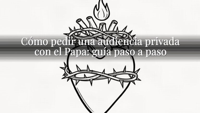 Cómo pedir una audiencia privada con el Papa: guía paso a paso