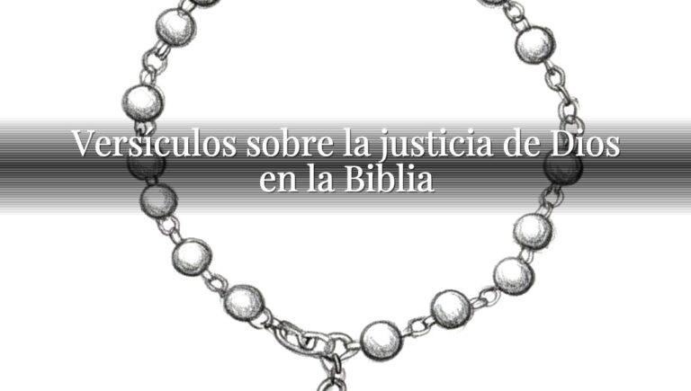 Versículos sobre la justicia de Dios en la Biblia
