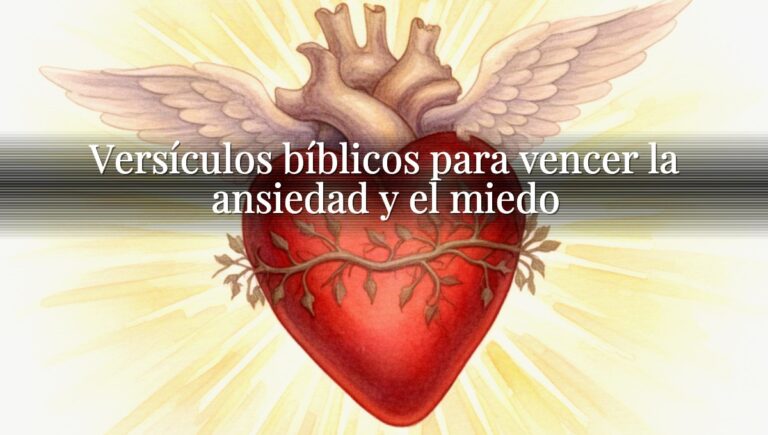 Versículos bíblicos para vencer la ansiedad y el miedo
