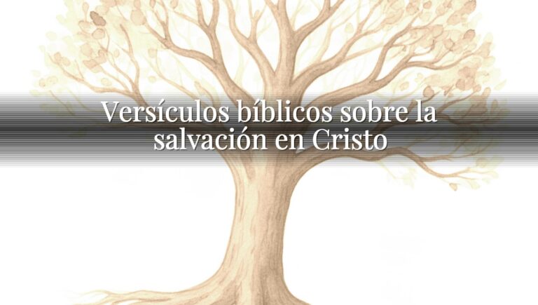 Versículos bíblicos sobre la salvación en Cristo