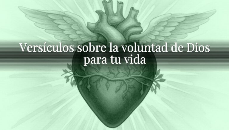 Versículos sobre la voluntad de Dios para tu vida