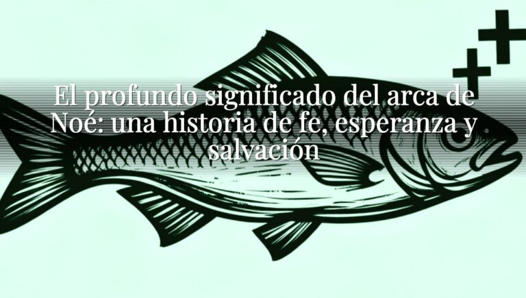 El profundo significado del arca de Noé: una historia de fe, esperanza y salvación