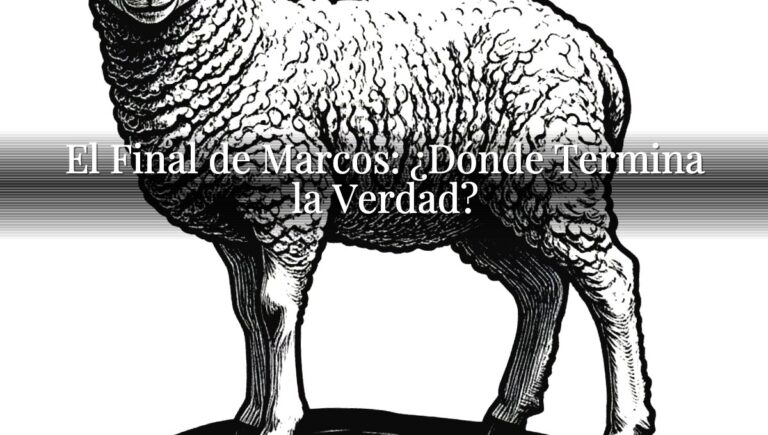 El Final de Marcos: ¿Dónde Termina la Verdad?