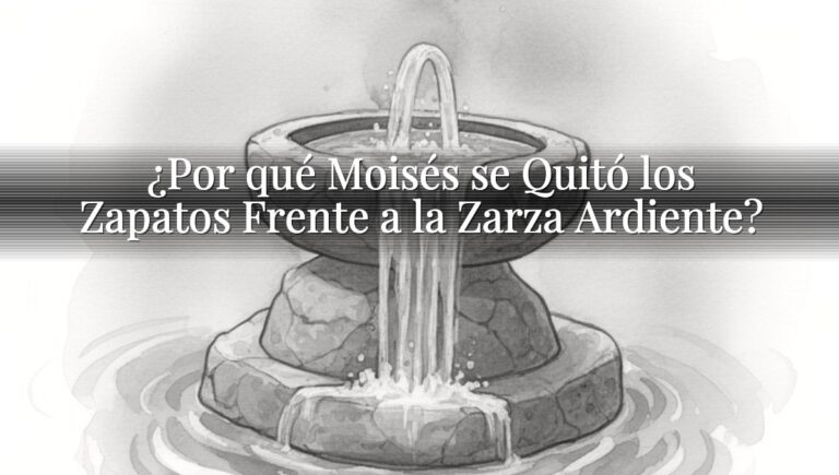 ¿Por qué Moisés se Quitó los Zapatos Frente a la Zarza Ardiente?