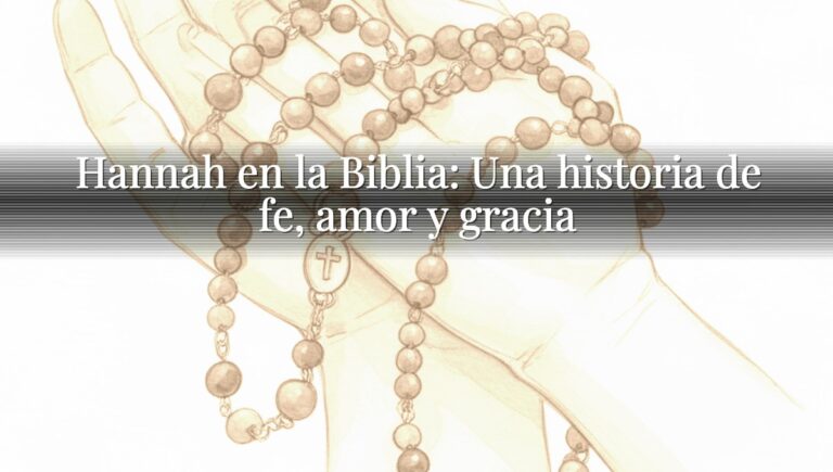 Hannah en la Biblia: Una historia de fe, amor y gracia