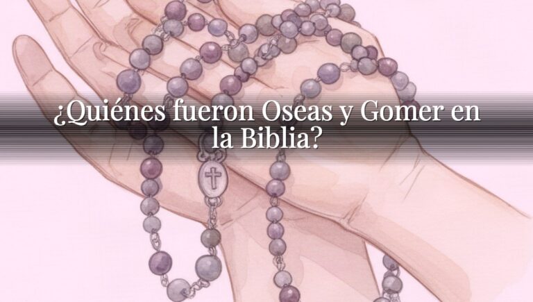 ¿Quiénes fueron Oseas y Gomer en la Biblia?