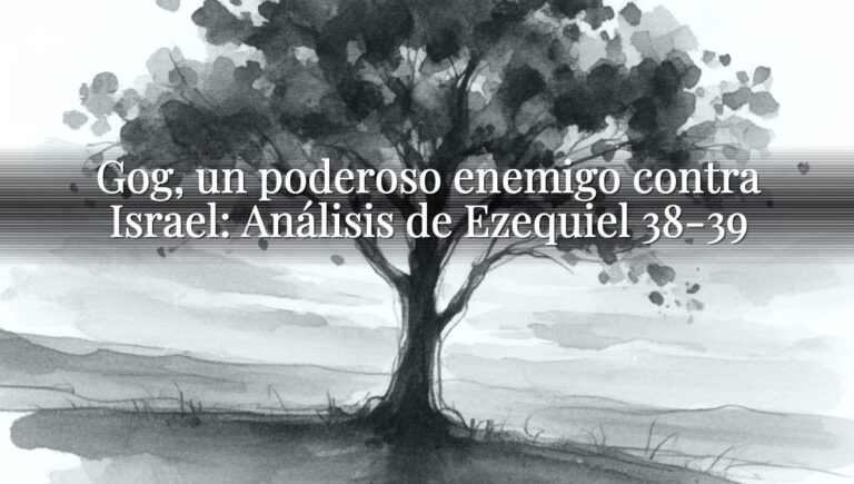 Gog, un poderoso enemigo contra Israel: Análisis de Ezequiel 38-39