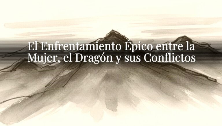 El Enfrentamiento Épico entre la Mujer, el Dragón y sus Conflictos