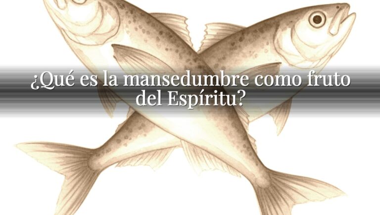¿Qué es la mansedumbre como fruto del Espíritu?