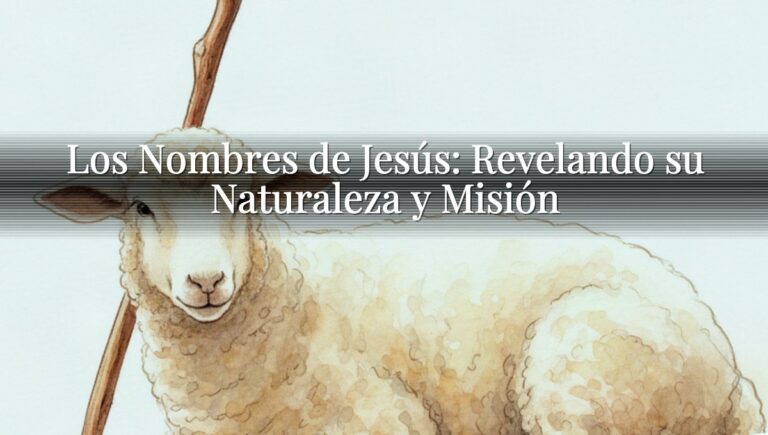 Los Nombres de Jesús: Revelando su Naturaleza y Misión