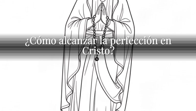¿Cómo alcanzar la perfección en Cristo?