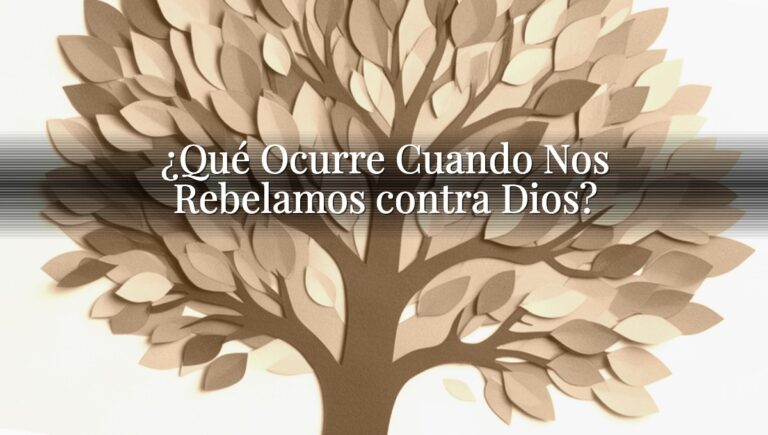 ¿Qué Ocurre Cuando Nos Rebelamos contra Dios?