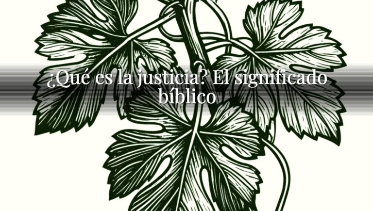 ¿Qué es la justicia? El significado bíblico