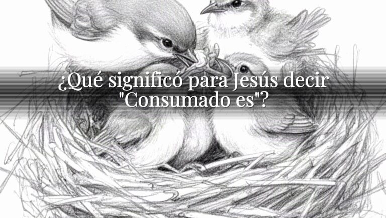 ¿Qué significó para Jesús decir "Consumado es"?