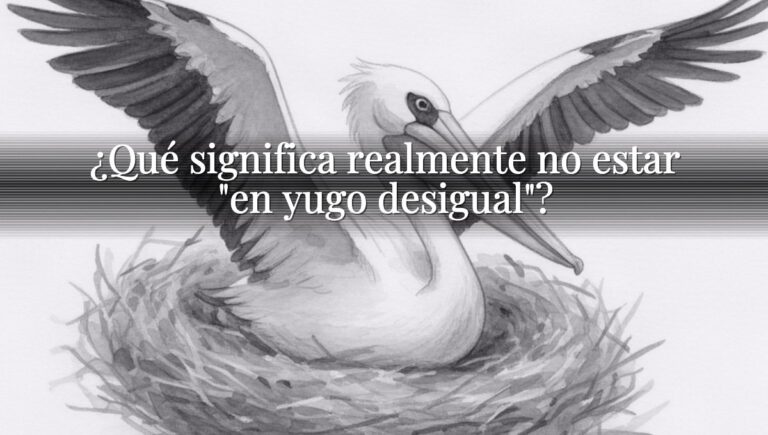 ¿Qué significa realmente no estar "en yugo desigual"?
