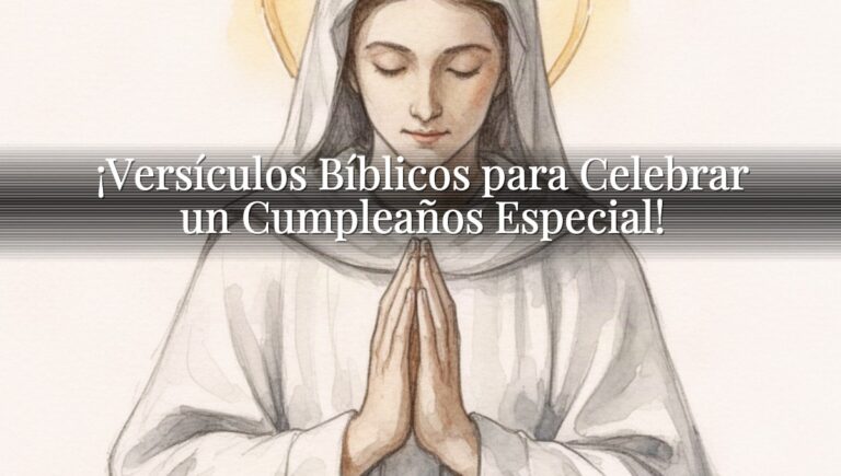 ¡Versículos Bíblicos para Celebrar un Cumpleaños Especial!