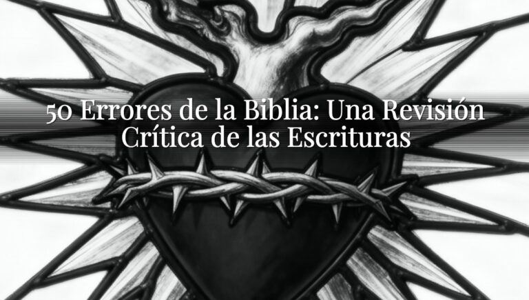 50 Errores de la Biblia: Una Revisión Crítica de las Escrituras