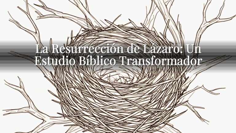 La Resurrección de Lázaro: Un Estudio Bíblico Transformador